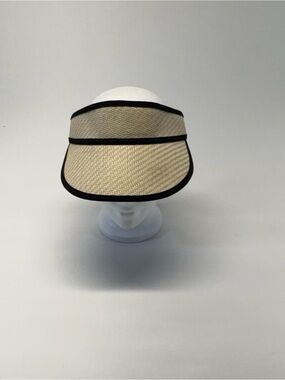 lululemon Women's Woven Visor - Natural/Black - Excellent Condition